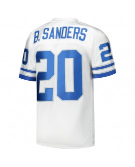 Barry Sanders Detroit Lions 1994 Mitchell & Ness Authentic Throwback-Spielertrikot im Ruhestand – Weiß