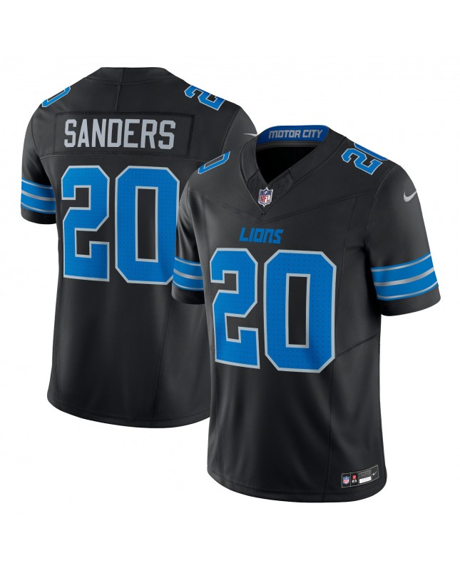 Barry Sanders Detroit Lions Nike 2nd Alternate Vapor F.U.S.E. Limitiertes Trikot – Schwarz