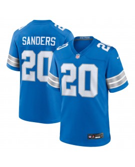 Barry Sanders Detroit Lions Nike Spieler Trikot für ausgeschiedene Spieler – Blau
