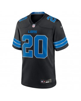 Barry Sanders Detroit Lions Nike 2nd Alternate Ruhestandsspieler-Spieler Trikot – Schwarz