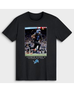 Jahmyr Gibbs Detroit Lions NFL Flash Features Week 12 T-Shirt – Schwarz