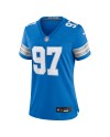 Aidan Hutchinson Detroit Lions Nike Damen-Spieler Trikot – Blau