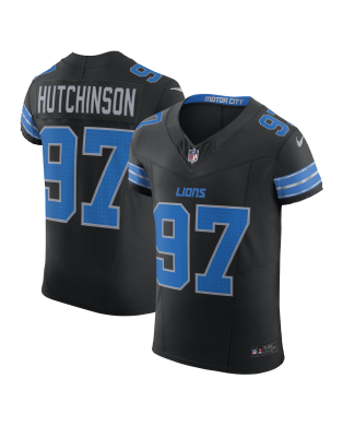 Aidan Hutchinson Detroit Lions Nike Alternate Vapor F.U.S.E. Elite-Trikot – Schwarz