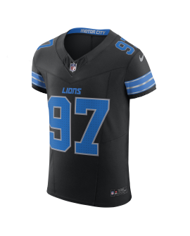 Aidan Hutchinson Detroit Lions Nike Alternate Vapor F.U.S.E. Elite-Trikot – Schwarz
