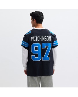 Aidan Hutchinson Detroit Lions Nike Alternate Vapor F.U.S.E. Elite-Trikot – Schwarz