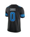 Jahmyr Gibbs Detroit Lions Nike 2nd Alternate Vapor F.U.S.E. Limitiertes Trikot – Schwarz