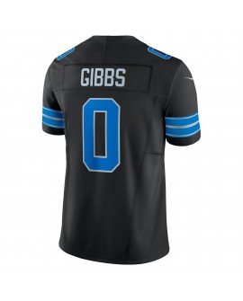 Jahmyr Gibbs Detroit Lions Nike 2nd Alternate Vapor F.U.S.E. Limitiertes Trikot – Schwarz