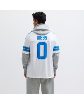 Jahmyr Gibbs Detroit Lions Nike Vapor F.U.S.E. Limitiertes Trikot – Weiß