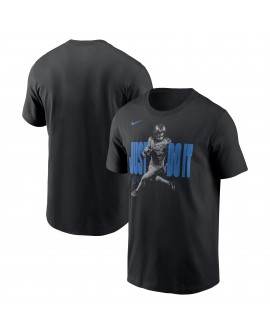 Jahmyr Gibbs Detroit Lions Nike Just Do It T-Shirt – Schwarz