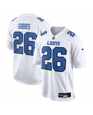 Jahmyr Gibbs Detroit Lions Nike Tundra Fashion Trikot – Weiß