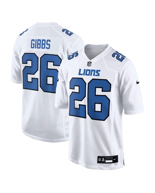 Jahmyr Gibbs Detroit Lions Nike Tundra Fashion Trikot – Weiß