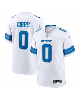 Jahmyr Gibbs Detroit Lions Nike Spiele-Trikot – Weiß