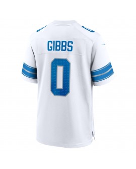 Jahmyr Gibbs Detroit Lions Nike Spiele-Trikot – Weiß
