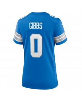 Jahmyr Gibbs Detroit Lions Nike Spiele-Trikot für Damen – Blau