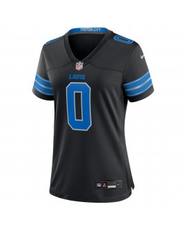 Jahmyr Gibbs Detroit Lions Nike Frauen-2. Alternate-Game-Spiele-Trikot – Schwarz