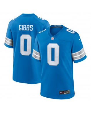 Jahmyr Gibbs Detroit Lions Nike Spiele-Trikot – Blau