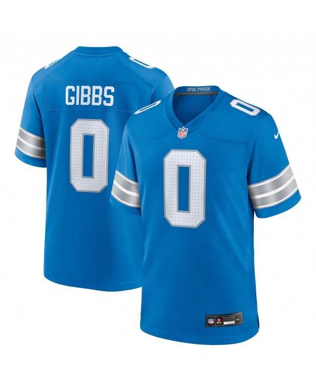 Jahmyr Gibbs Detroit Lions Nike Spiele-Trikot – Blau
