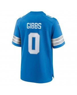 Jahmyr Gibbs Detroit Lions Nike Spiele-Trikot – Blau