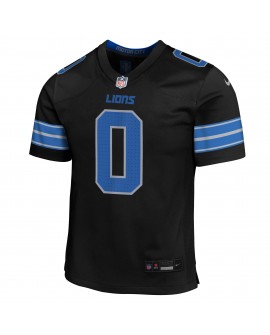 Jahmyr Gibbs Detroit Lions Nike Jugend-Spieler Trikot – Schwarz