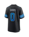 Jahmyr Gibbs Detroit Lions Nike 2. Alternate-Game-Spiele-Trikot – Schwarz