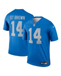 Amon-Ra St. Brown Detroit Lions Nike Legend Spieler Performance Top – Blau