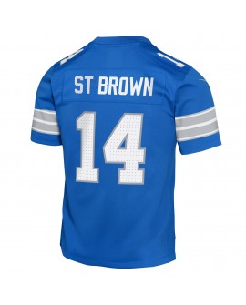 Amon-Ra St. Brown Detroit Lions Nike Jugend-Spieler Trikot – Blau