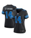Amon-Ra St. Brown Detroit Lions Nike Damen-Ausweichtrikot für das 2. Spiel – Schwarz