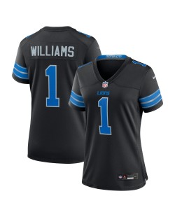 Jameson Williams Detroit Lions Nike Damen-Ausweichtrikot für 2. Spieler – Schwarz