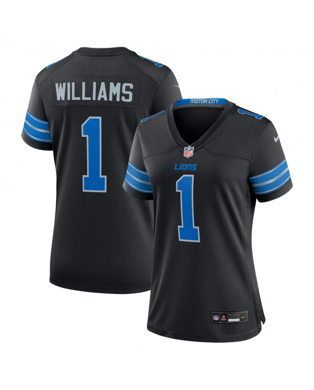 Jameson Williams Detroit Lions Nike Damen-Ausweichtrikot für 2. Spieler – Schwarz