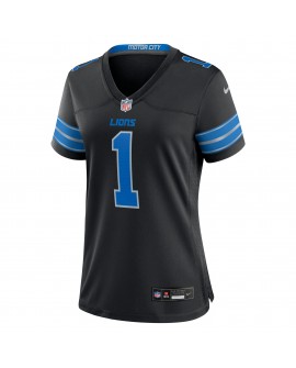 Jameson Williams Detroit Lions Nike Damen-Ausweichtrikot für 2. Spieler – Schwarz
