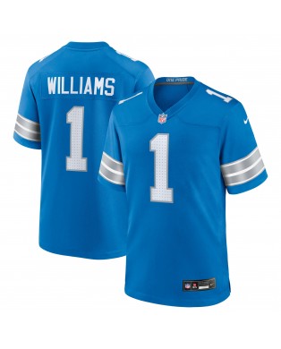 Jameson Williams Detroit Lions Nike Spiele-Trikot – Blau
