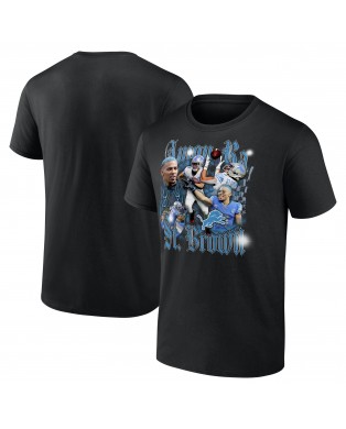 Amon-Ra St. Brown Detroit Lions Notorious Spieler Grafik-T-Shirt – Schwarz