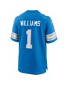 Jameson Williams Detroit Lions Nike Spiele-Trikot – Blau