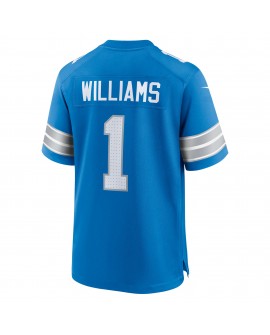 Jameson Williams Detroit Lions Nike Spiele-Trikot – Blau