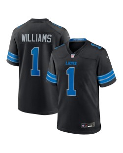 Jameson Williams Detroit Lions Nike AlternateSpiele-Trikot – Schwarz
