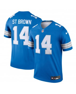 Amon-Ra St. Brown Detroit Lions Nike Legend Spieler Performance Top – Blau