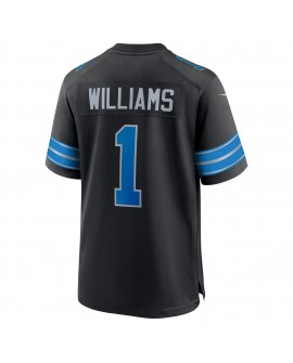 Jameson Williams Detroit Lions Nike AlternateSpiele-Trikot – Schwarz