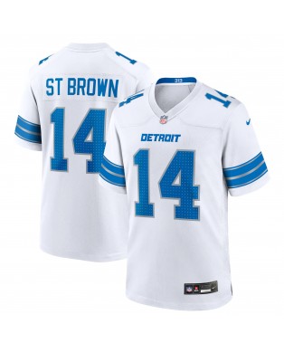 Amon-Ra St. Brown Detroit Lions Nike Spieler Trikot – Weiß