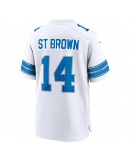 Amon-Ra St. Brown Detroit Lions Nike Spieler Trikot – Weiß