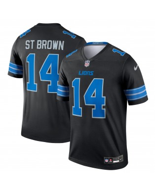 Amon-Ra St. Brown Detroit Lions Nike Legend Spieler Performance Top – Schwarz