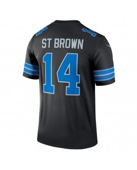 Amon-Ra St. Brown Detroit Lions Nike Legend Spieler Performance Top – Schwarz