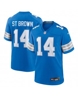 Amon-Ra St. Brown Detroit Lions Nike Spieler Trikot – Blau