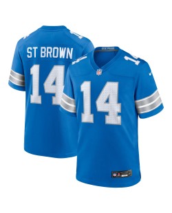 Amon-Ra St. Brown Detroit Lions Nike Spieler Trikot – Blau