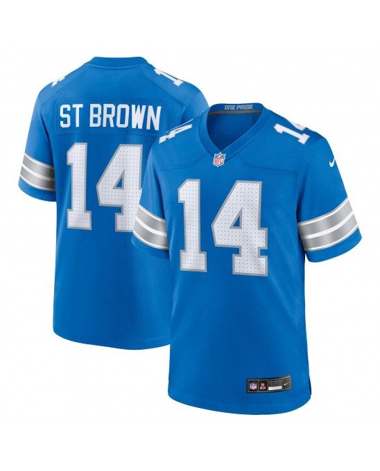 Amon-Ra St. Brown Detroit Lions Nike Spieler Trikot – Blau
