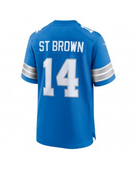 Amon-Ra St. Brown Detroit Lions Nike Spieler Trikot – Blau