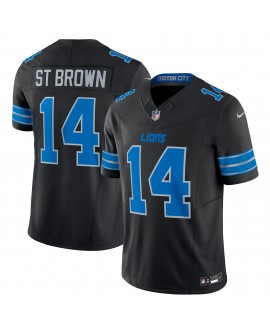 Amon-Ra St. Brown Detroit Lions Nike 2nd Alternate Vapor F.U.S.E. Limitiertes Trikot – Schwarz