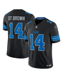 Amon-Ra St. Brown Detroit Lions Nike 2nd Alternate Vapor F.U.S.E. Limitiertes Trikot – Schwarz