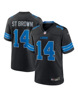 Amon-Ra St. Brown Detroit Lions Nike 2. Ausweichtrikot – Schwarz
