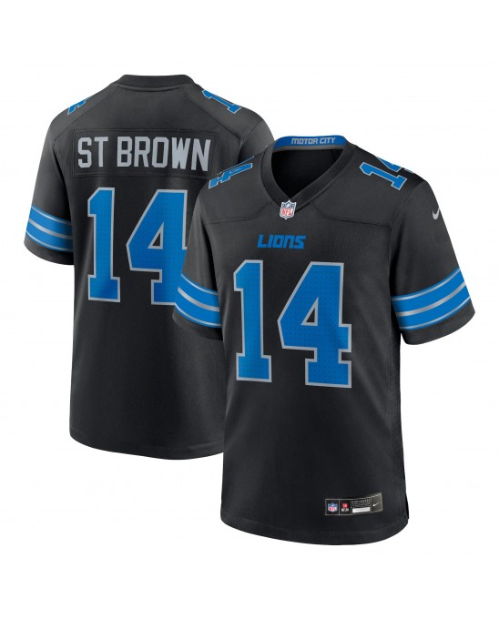 Amon-Ra St. Brown Detroit Lions Nike 2. Ausweichtrikot – Schwarz
