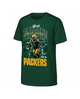 Micah Parsons Green Bay Packers Outerstuff Jugend Triple Pic T-Shirt – Grün